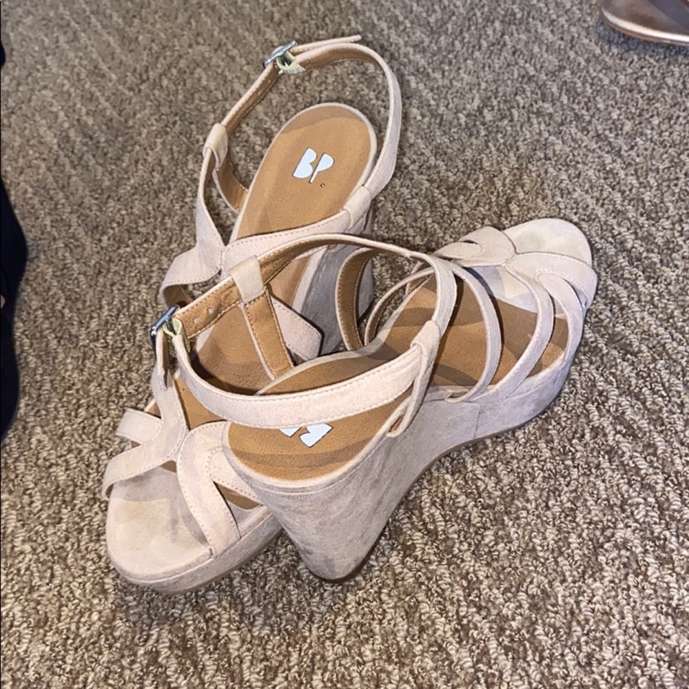 Nude Nordstrom wedge